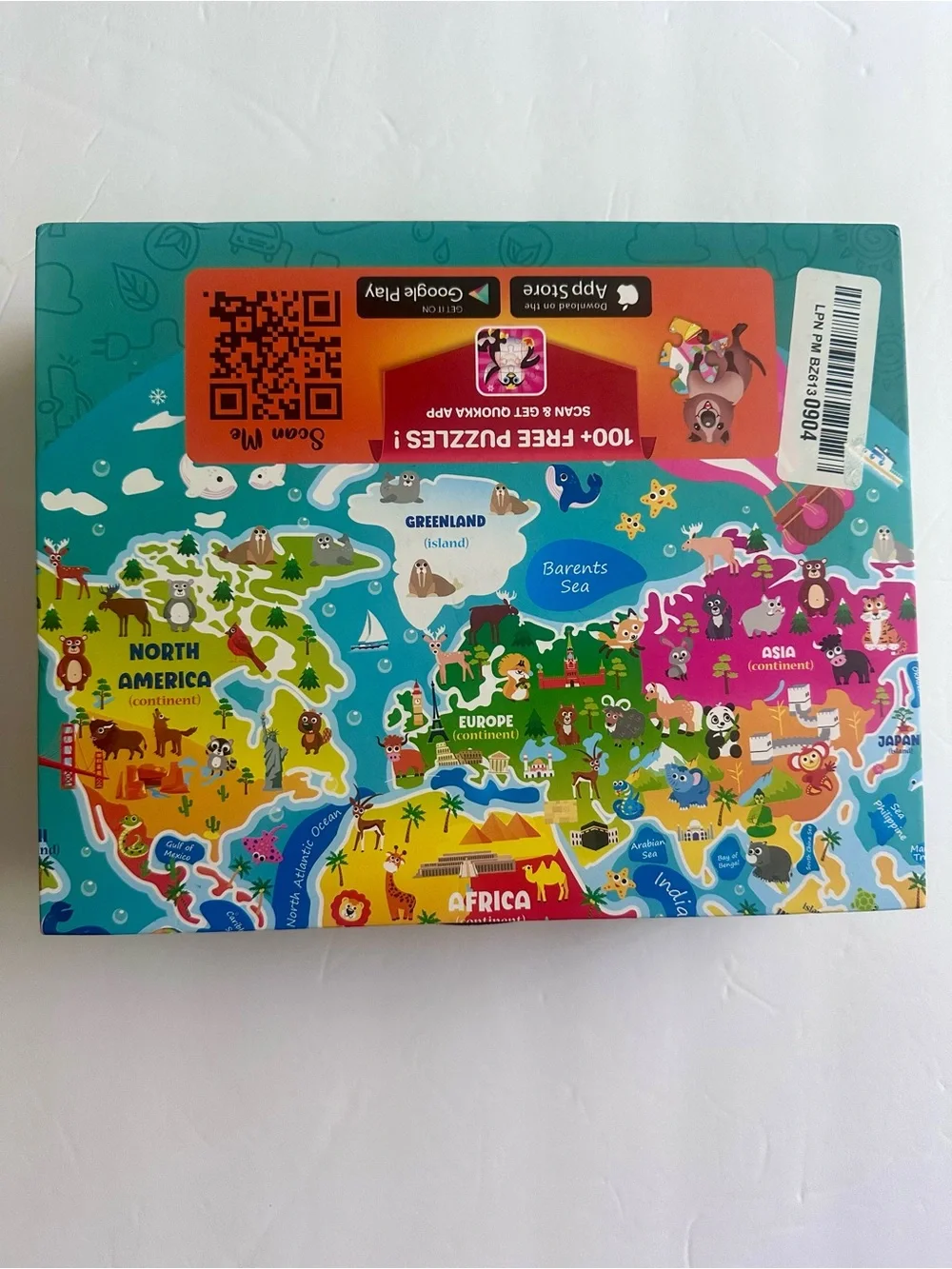 Quokka My Journey Across The World Round Puzzle Ages 2+ Unisex